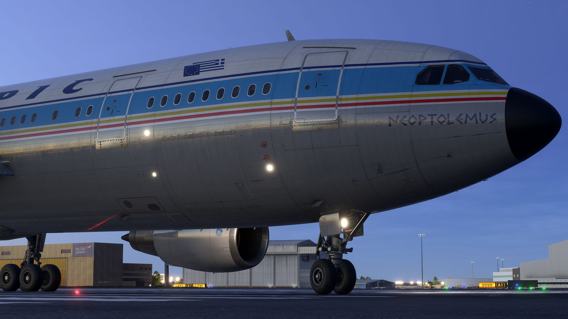 1/200 JFox JAS A300B4-200 JA8476③ Just Flight - A300B4 Professional